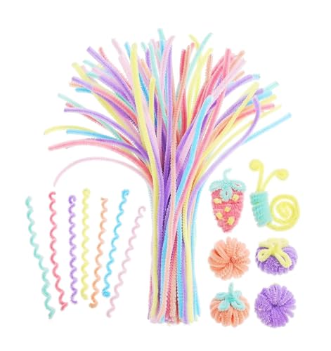 Art Ranger 100pc Pastel Multicolor Pipe Cleaners - Image 8