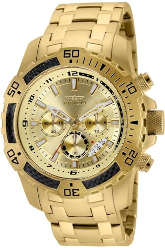 Invicta Men's 24860 Pro Diver Quartz Chronograph Silver Dial Watch