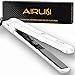 AIRUISI Ceramic Flat Iron For Hair, Professional Hair Straightener,Pearlescent White,140°F~450°F Adjustable for All Hair Types, Safety Lock & Dual Voltage Perfect for Travel, 1 inch Ceramic Plates