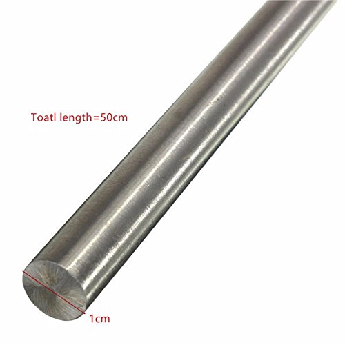 EsportsMJJ 10mm titane Ti grade GR5 alliage de titane tige barre longueur 50cm