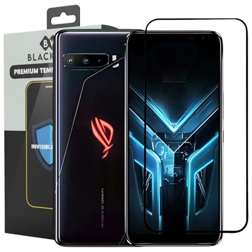 Image of Blackwik Tempered Glass Screen Protector for Asus ROG 3 with Edge-To-Edge Protector Coverage | Easy Installation Kit (Black)