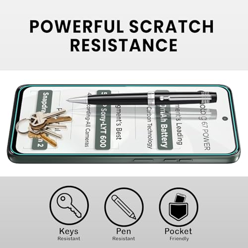 Image of Tempered Glass Screen Protector Compatible for Moto G67 Power and Moto G57 Power with Edge-to-Edge Coverage and Easy Installation Kit