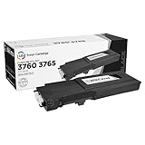 LD Compatible Toner to Replace Dell 331-8429 (W8D60) Extra High Yield Black Toner Cartridge for Dell C3760 and C3765 Laser Printers