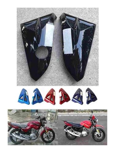 Winglet moto YBR125 : panneaux de protection réservoir rouge - 3