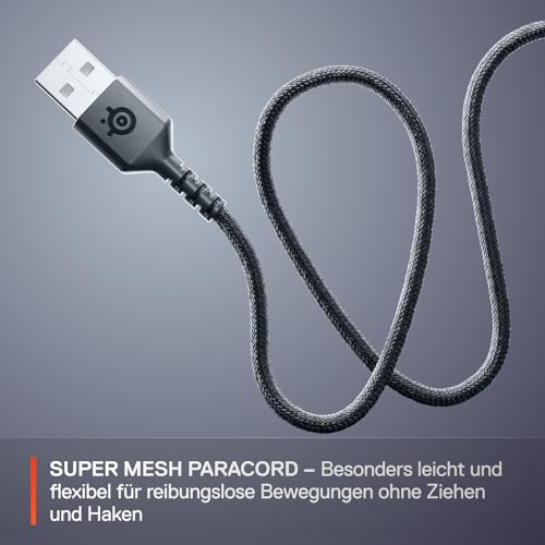SteelSeries Rival 3 Gen 2 Gaming-Maus - 8.500 DPI TrueMove Core-Optiksensor - 60 Millionen Klicks garantiert - Niedrige Latenz - 77 g leicht - PTFE-Gleitfüße - RGB - Schwarz 6