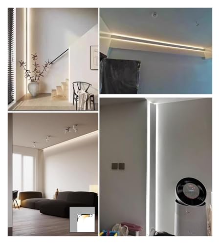 Anse d'éclairage for plinthes et profilé LED alu pour décoration intérieure - 2