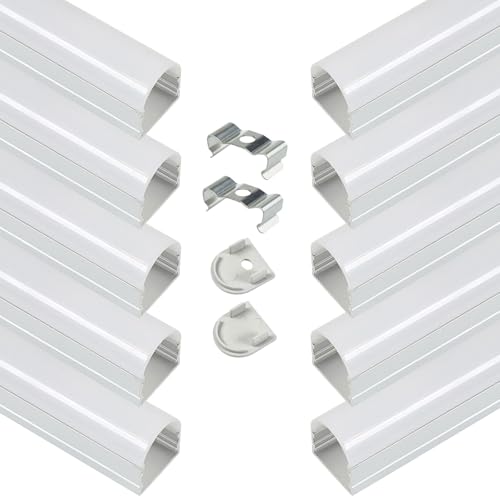 Muzata U109 Spotless LED Channel (10-Pack, 6.6ft)