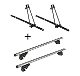ALLES IN EINEM - Sparen Sie sich die Auswahl mehrerer Komponenten für Ihre perfekte Transportlösung - Mit dem Set aus Fahrradträger und Dachträger erhalten sie ein leicht zu montierendes Komplettpaket mit allen Befestigungsteilen.