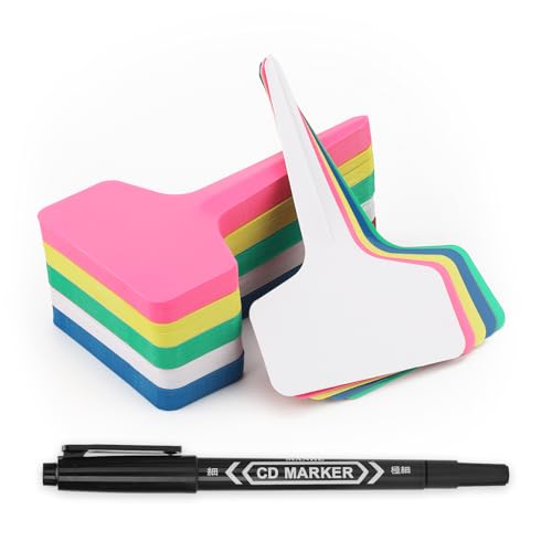 KINGLAKE GARDEN 200 Pcs Plant Labels,Garden Marker Vegetable Gardening Tags,T-Type