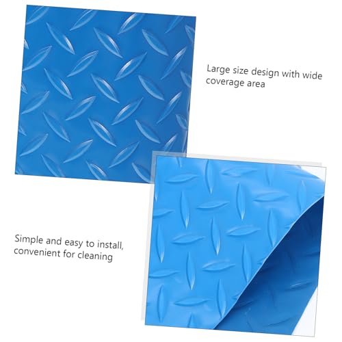 Alfombrilla antideslizante para escalera de piscina azul miniatura 7