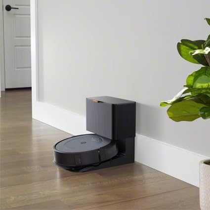 iRobot Roomba i5+ Combo charging on its Clean Base