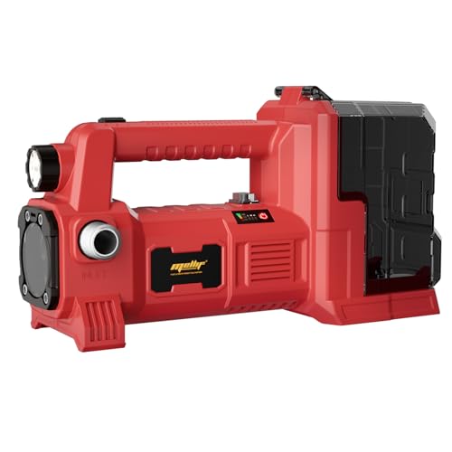 Brushless Water Transfer Pump Compatible with Milwaukee 18V Battery (Tool Only), 1/4HP 540GPH Cordless Self Priming Utility Pump for Pool Draining, Pond, Watering, Garden, Tank