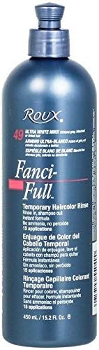 Amazon.com : Roux FanciFull Temporary Color Rinse 49 Ultra White Minx ...