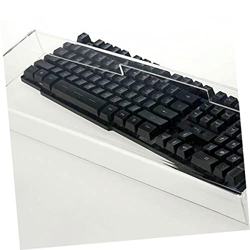 Protection clavier en acrylique Gadpiparty transparent pour bureau - 6