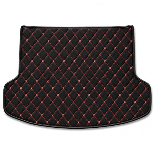 Image of Car Boot Mat for Hyundai I20 2015 to 2019 | Black with Red