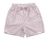 [Bee] ビー ショートパンツ ガールズ 女の子 キッズ リボンスカラップ 夏 bas03169 140cm ラベンダーストライプ