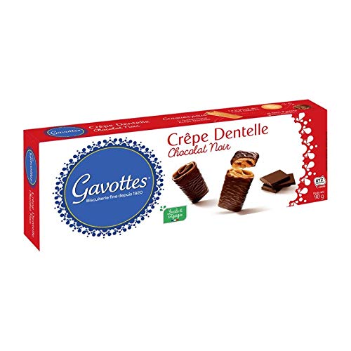 GAVOTTES - Crêpes Dentelles Chocolat Noir 90G - Lot De 4