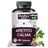 Glucomanano 4100 mg por dosis, de Raíz de Konjac, 180 cápsulas con probioticos, cromo y vitamina B3 - Efecto saciante para Mujer y Hombre - Fibra Vegetal, Raibu