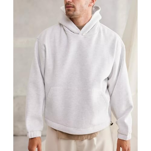 Duyang Casual Hoodie Sweatshirts for Men Long Sleeve Shirts Loose Fit Athletic Pullover Hooded Trendy Outfits Streetwear4