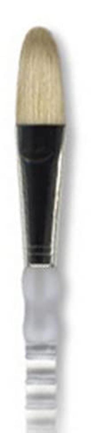 Royal Soft Grip Long Handle White Brist Filbert Brush - Artist Paint Brush - Sg404T-8 - Single