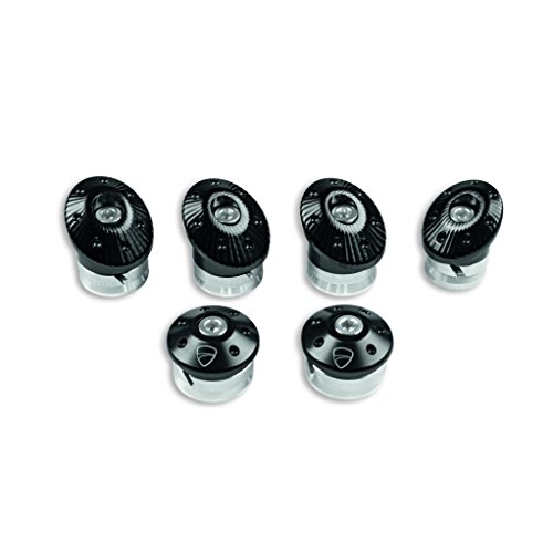 Ducati Monster 1200 Billet Frame Plug Kit-Black #TOP7