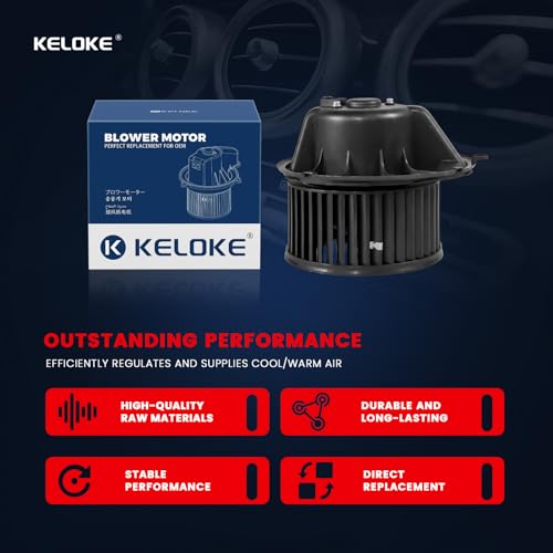 Image of KELOKE Front HVAC Heater Blower Motor Fan Compatible with Audi 2006-2013 A3 /A3 Quattro & Volkswagen 2005-2014 Jetta, 2006-2010 Passat, 2009-2017 CC /Tiguan, Replace# 700182