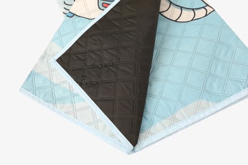 Image of Picnic Blanket Waterproof Camping Mat 200cm Large Beach Picnic Mat with Portable Handy Tote for Travel Sports Home Yoga Park Grass Mat for Baby (Space Pattern)
