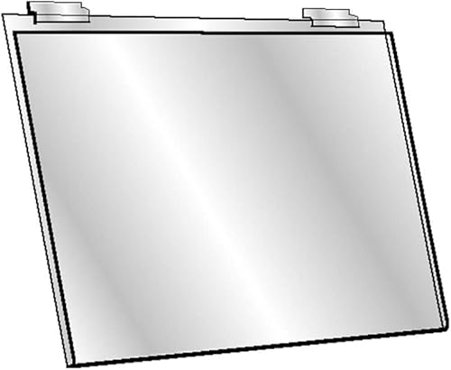 Miniatura 5 de DBM IMPORTS 4 soportes de acrílico para letreros (11-18 x 7-14), marco de anuncios horizontal para pared