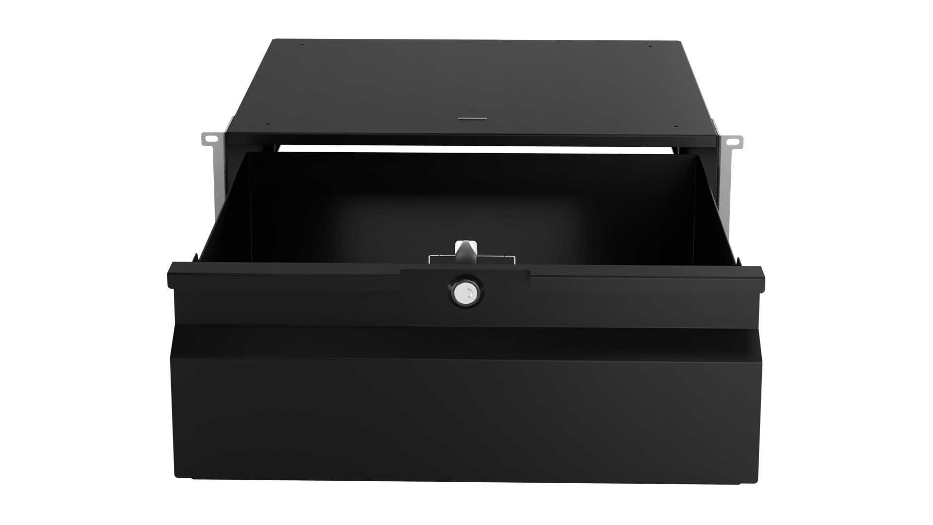 19 Zoll Fachboden 4HE - 19 Zoll Schublade Server Rack aus Stahl für Netzwerkschrank und Serverschrank - Traglast 25 kg - 320 cm Tiefe - Rack Zubehör