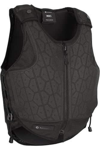 Racesafe HX3A Schwarzer Reit-Brustpanzer