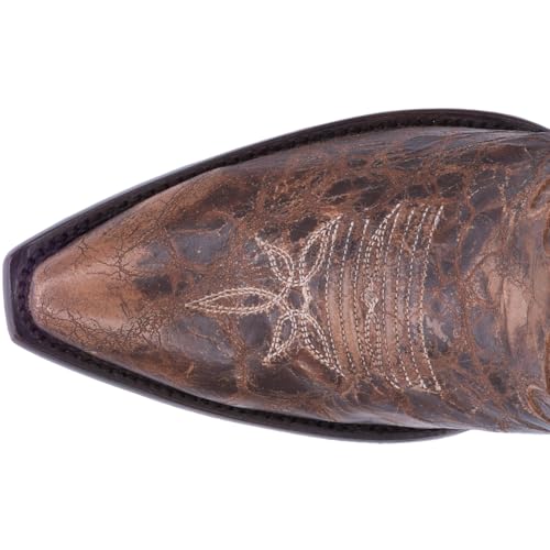 Dan Post Womens Jilted Embroidered Snip Toe Dress Boots Over the Knee High Heel 3" & Up - Black4