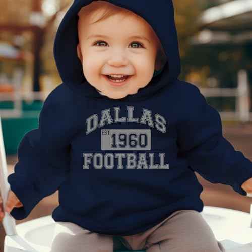 Dallas Football Established 1960 Toddler-Sized Hoodie, Soft Fleece, Adorable2