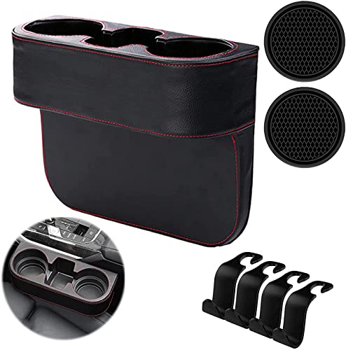 Relleno de Hueco para Asiento de Carro con Porta Vasos Negro miniatura 1