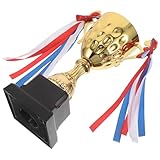Excellente durabilité : fabriqué en métal, ce trophée est un objet de collection durable, idéal pour une utilisation répétée lors de remises de prix prestigieux. petite coupe en métal