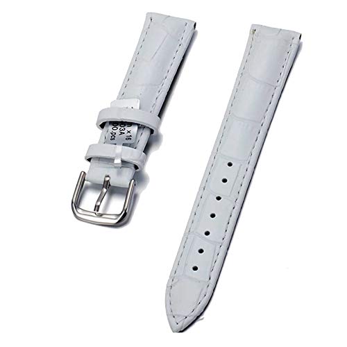 Universal-Armbanduhr aus echtem Leder für Herren und Damen Unisex Jungen Mädchen 12 14 16 18 20 22 24 mm inklusive Bandanstöße Cover