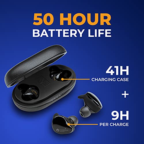 Cambridge Audio Melomania Touch Draadloze Oordopjes - 50 uur Batterijduur, Bluetooth 5.0 In-Ear Koptelefoon Oortjes met… - Image 3