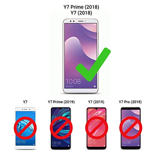 Moozy Cover Silicone Trasparente per Huawei Y7