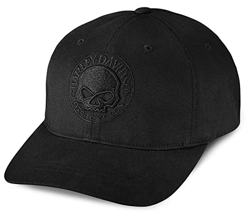 Harley Davidson Willie G - Gorra con diseño de calavera Negro S