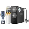 VIOMI V8 Pro 800GPD Reverse Osmosis System and 40 Micron Spin Down Sediment Filter Bundle, Whole House Water Filtration System for City Water