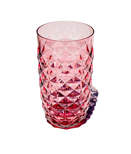 Set de 6 vasos acrílicos rosa 23 oz miniatura 2
