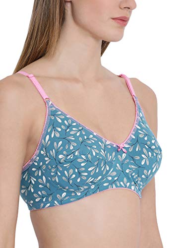 Image of Clovia Women's Cotton Non-Padded Non-Wired Printed Full Cup Bra