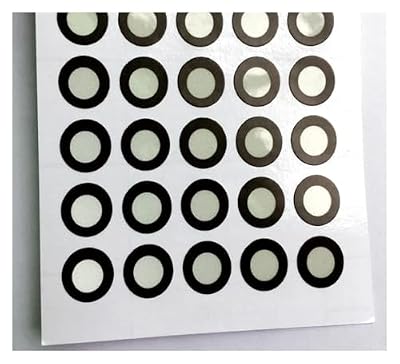 1000 Dots Handheld 3D Scanner Marking Points 3D Scanning Markers/Dots/Stickers for 3D Scaning and Optical Tracking Inner 6mm Outer 10mm for Complex Details(Oridinary 1000)