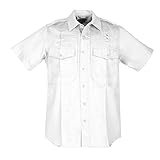 5.11 Tactical Men's Twill PDU Class B Short Sleeve Shirt, Triple Needle Stitching, Style 71177