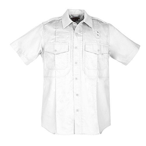 5.11 Tactical Men's Twill PDU Class B Short Sleeve Shirt, Triple Needle Stitching, Style 71177