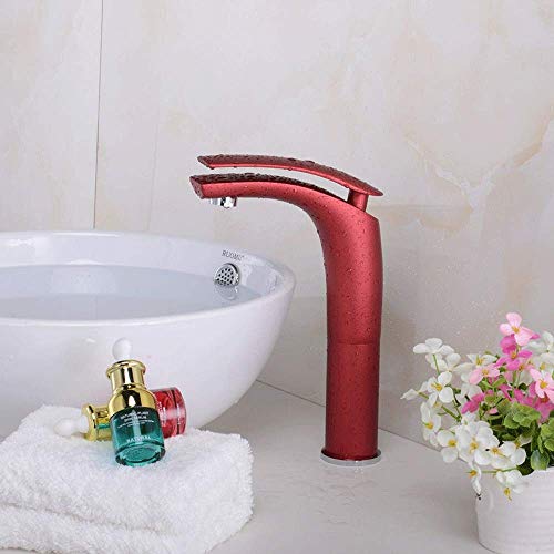 Robinet mitigeur de salle de bain pour vasque haute et routine matinale confort