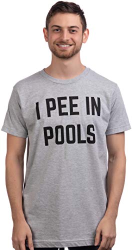 I Pee in Pools | Funny Bachelor Party Phrase Saying Embarassing Humor Joke Funnt T-Shirt for Men - Image 3