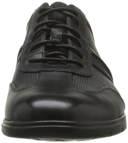 Clarks Denner Race, Sneaker Uomo, Nero (Schwarz