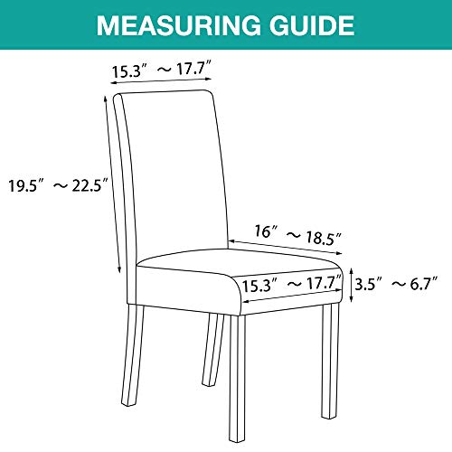 Turquoize Parasol Sitzbezüge, Grau - objektbezüge aus spandex, abnehmbar für Stühle, restaurants, hotel, fest, 2, Grau