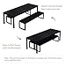 Tribesigns Rectangular Commercial Large Dining Table Set of 2, 78.7
