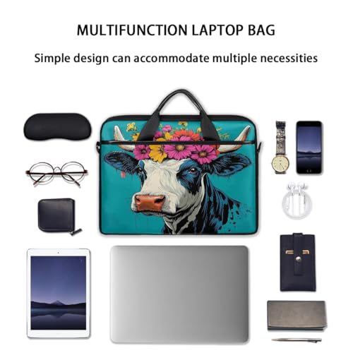 Bolsa para laptop con flores para portátil 15 pulgadas miniatura 7